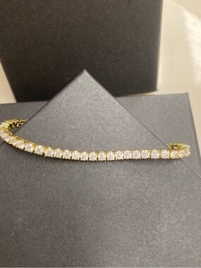 Gold Tennis Bracelet